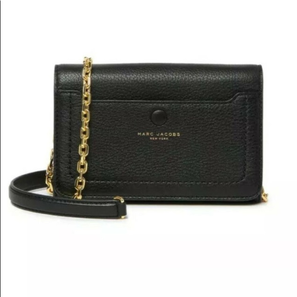 Marc Jacobs Black Leather Empire City Crossbody